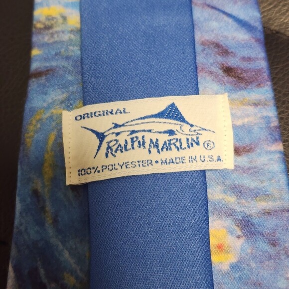 Ralph Marlin 1987 Vangough 55" Tie - Picture 4 of 4
